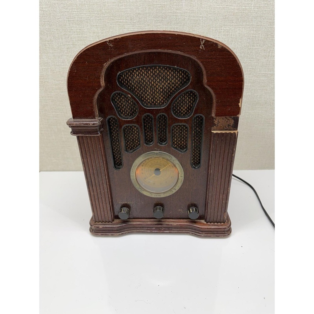 Thomas America 1514 Vintage Style Radio Cassette Player AM/FM Wood Retro